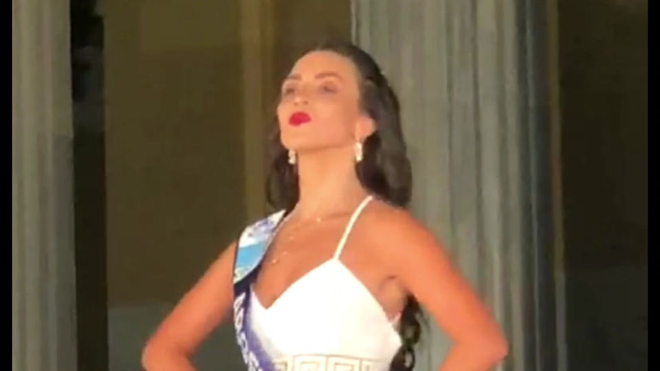 miss tourism argentina en Grecia 2020